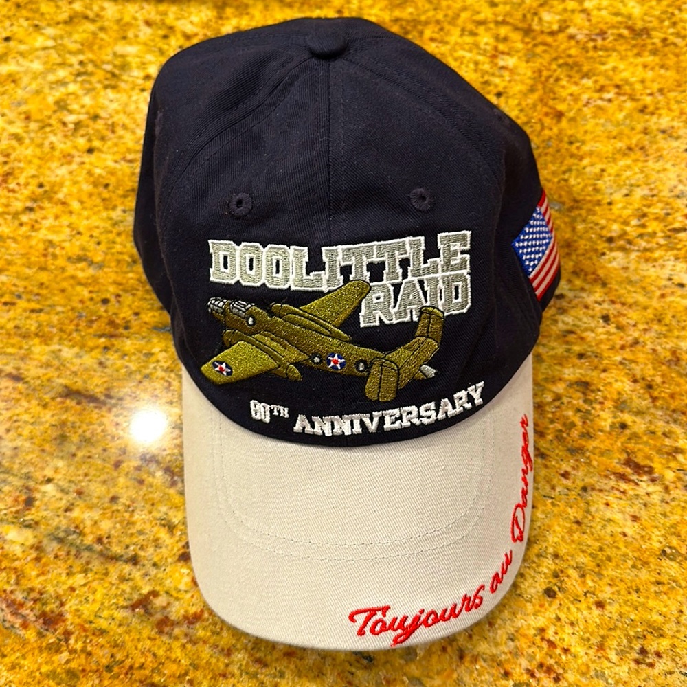 WORLD WAR II VETERANS COMMITTEE DOOLITTLE RAID 80th ANNIVERSARY BASEBALL CAP